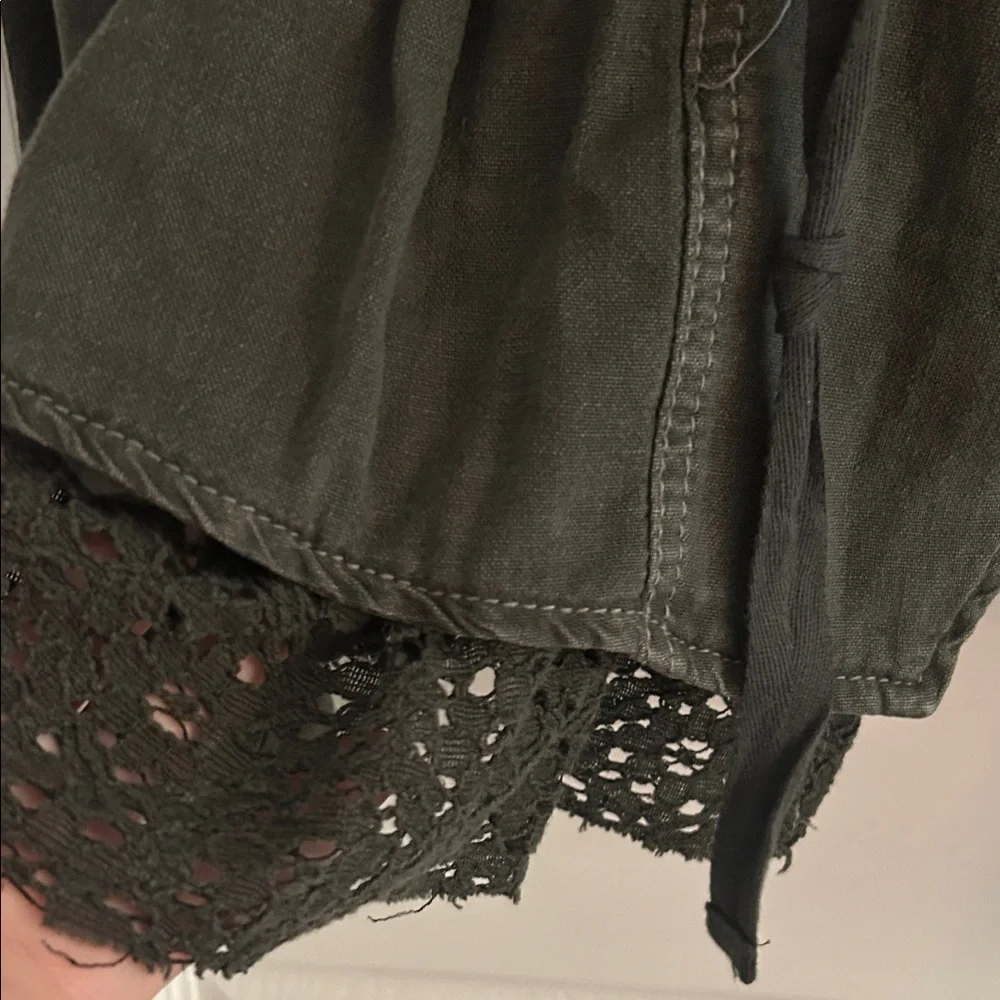 Free People Dark Green Utility Jacket - Picture 4 of 8